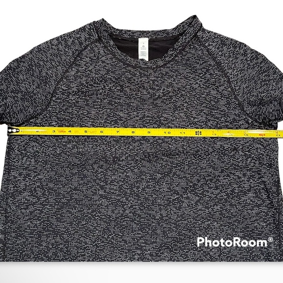 lululemon quick pace short sleeve soundwave white black Preowned great condition - Picture 6 of 10